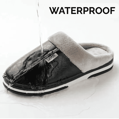 Orthopaedic Leather Slippers – Lined Interior [Odour-neutral]