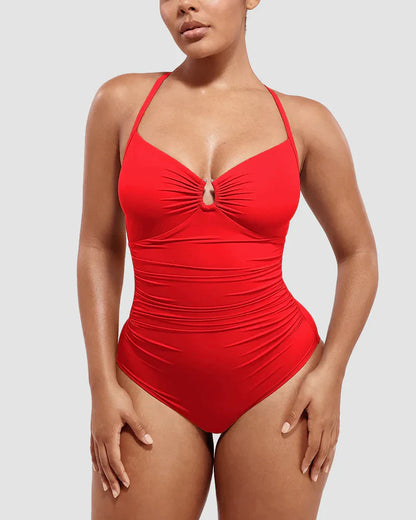 Shesways® Sculpt & Shine U-Ring Shaping Swimsuit