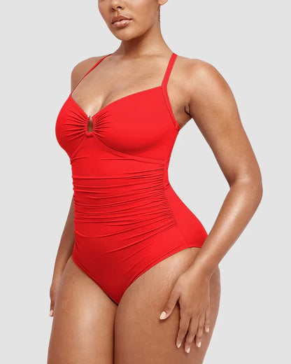Shesways® Sculpt & Shine U-Ring Shaping Swimsuit