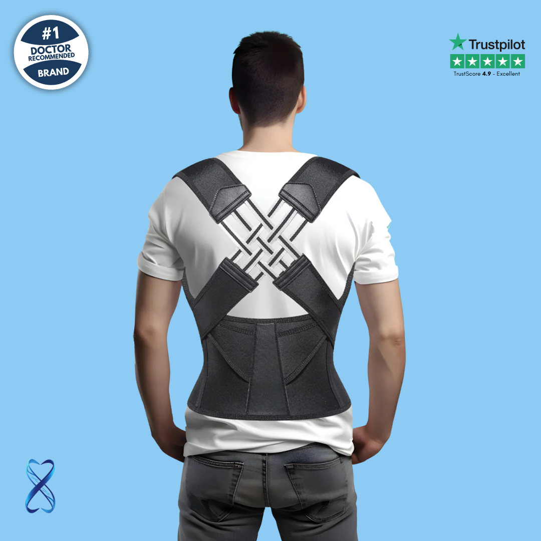 BackGuard Pro | Ultra-Durable Full Back Support Belt with Adjustable Suspenders
