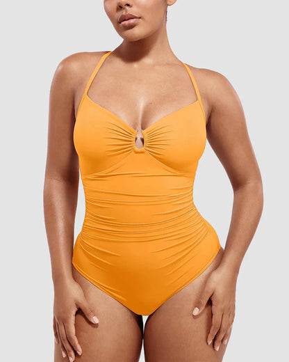 Shesways® Sculpt & Shine U-Ring Shaping Swimsuit