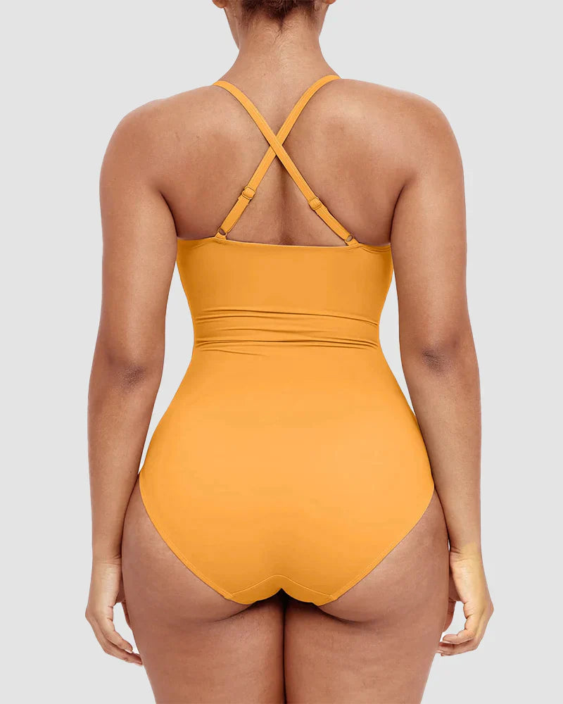 Shesways® Sculpt & Shine U-Ring Shaping Swimsuit