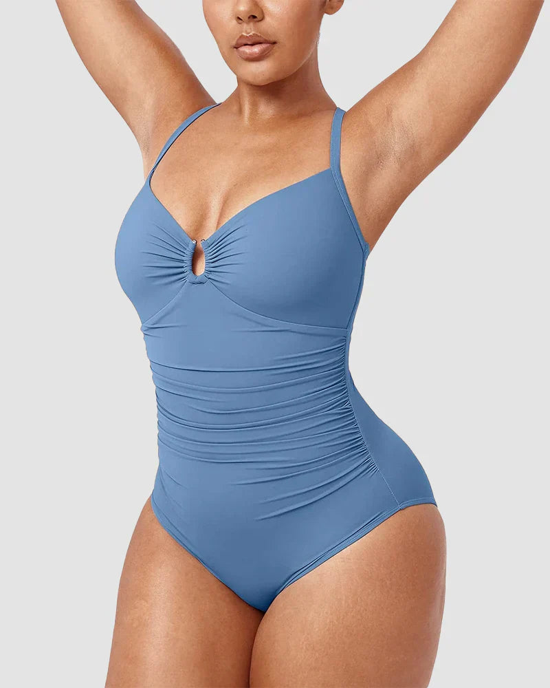 Shesways® Sculpt & Shine U-Ring Shaping Swimsuit