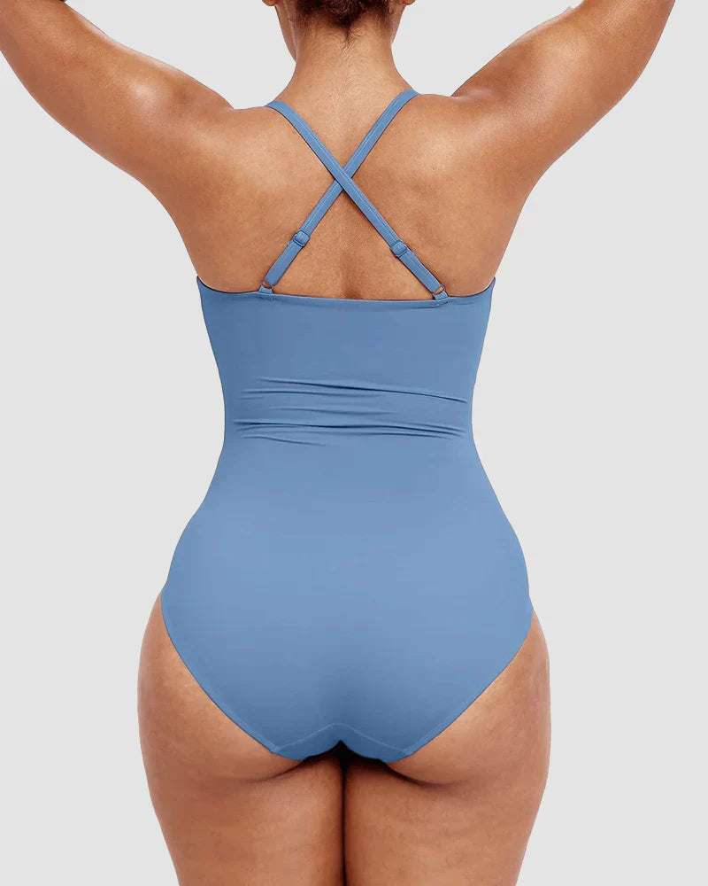 Shesways® Sculpt & Shine U-Ring Shaping Swimsuit