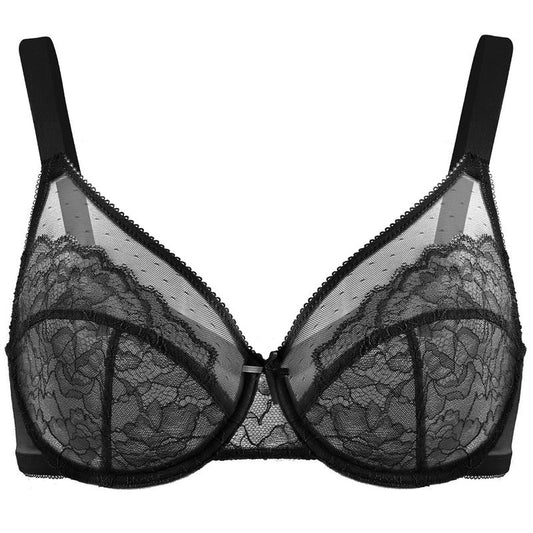 Plus Size Lace Minimizer Bra