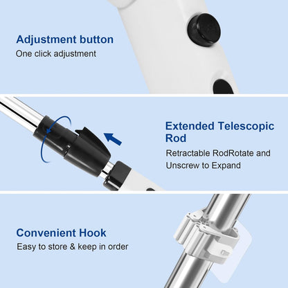 Electric Spin Scrubber Rechargeable Cleaning Brush with 7 Replaceable Brush Heads, Cordless and Portable Power Scrubber, Electric Bathroom Scrubber for Cleaning Tile, Window, Floor, Tub, Car