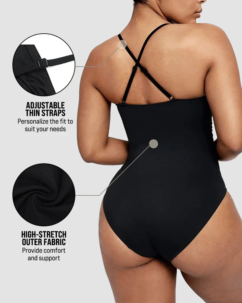 Shesways® Sculpt & Shine U-Ring Shaping Swimsuit