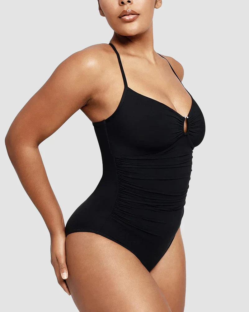 Shesways® Sculpt & Shine U-Ring Shaping Swimsuit