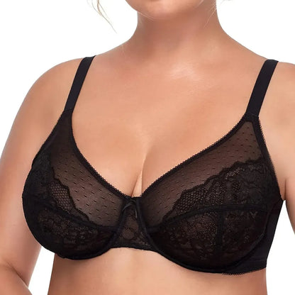 Plus Size Lace Minimizer Bra