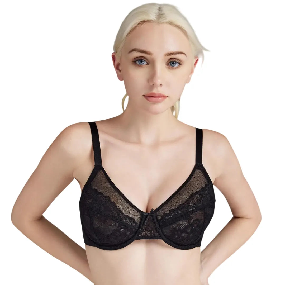 Plus Size Lace Minimizer Bra