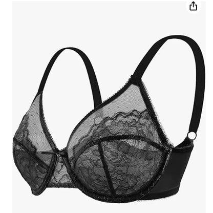 Plus Size Lace Minimizer Bra