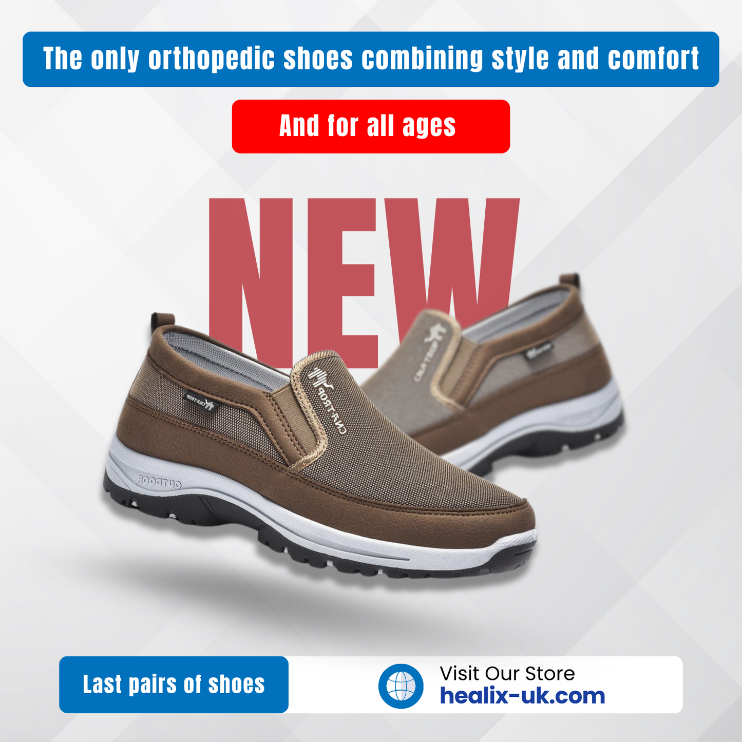 HealStep™ | Ultra-Comfort Wide-Fit Orthopaedic Shoes